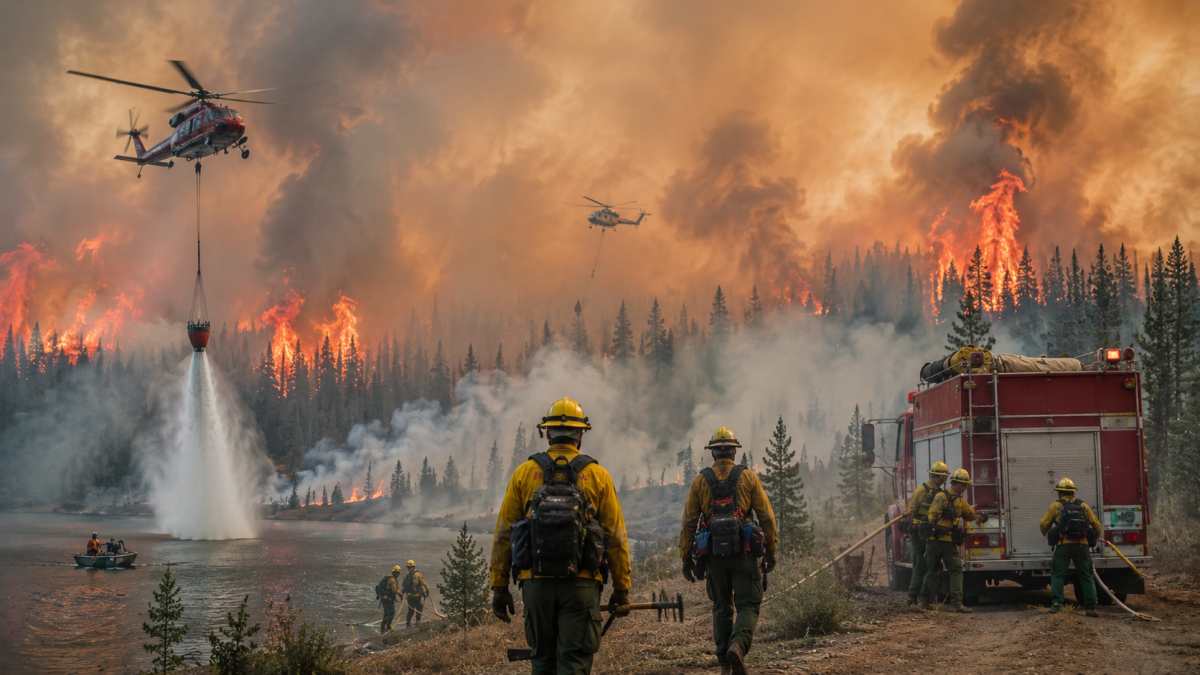 Canada Wildfire Smoke Blankets US Midwest and Northeast, Evacuations Ordered — photo 4