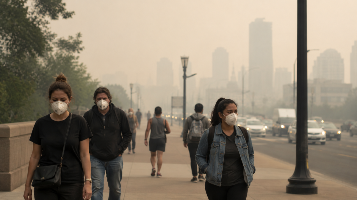 Canada Wildfire Smoke Triggers Air Quality Alerts Across US and Canad — photo 2