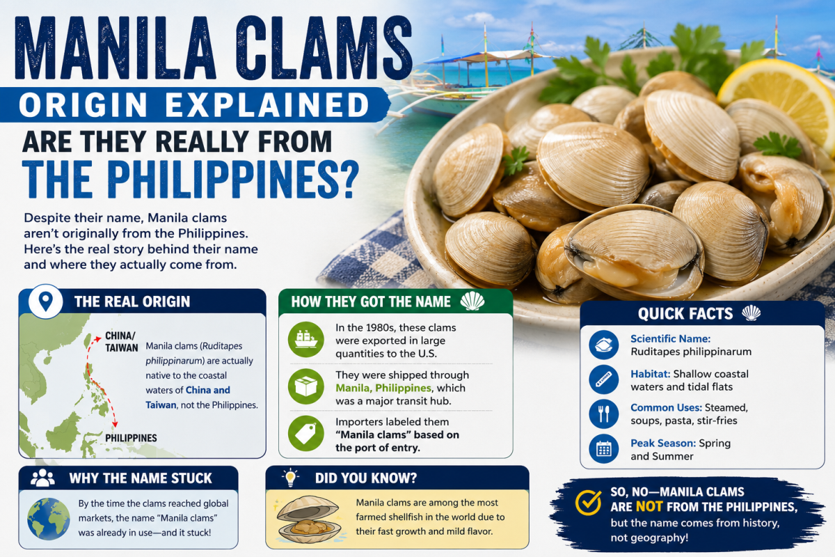 Manila Clams Origin Explained: Are They Really From the Philippines?