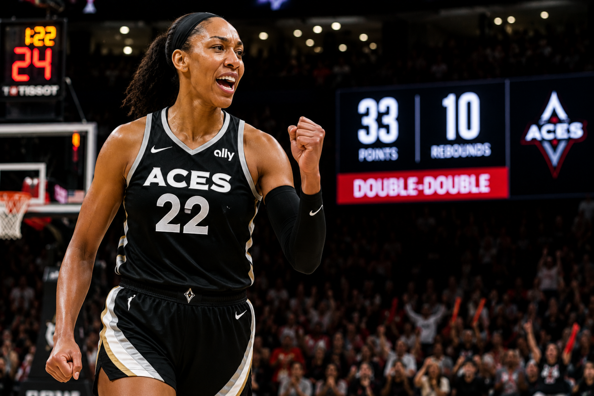 A'ja Wilson Leads Aces Past Liberty 104-99 in WNBA Showdown — photo 1