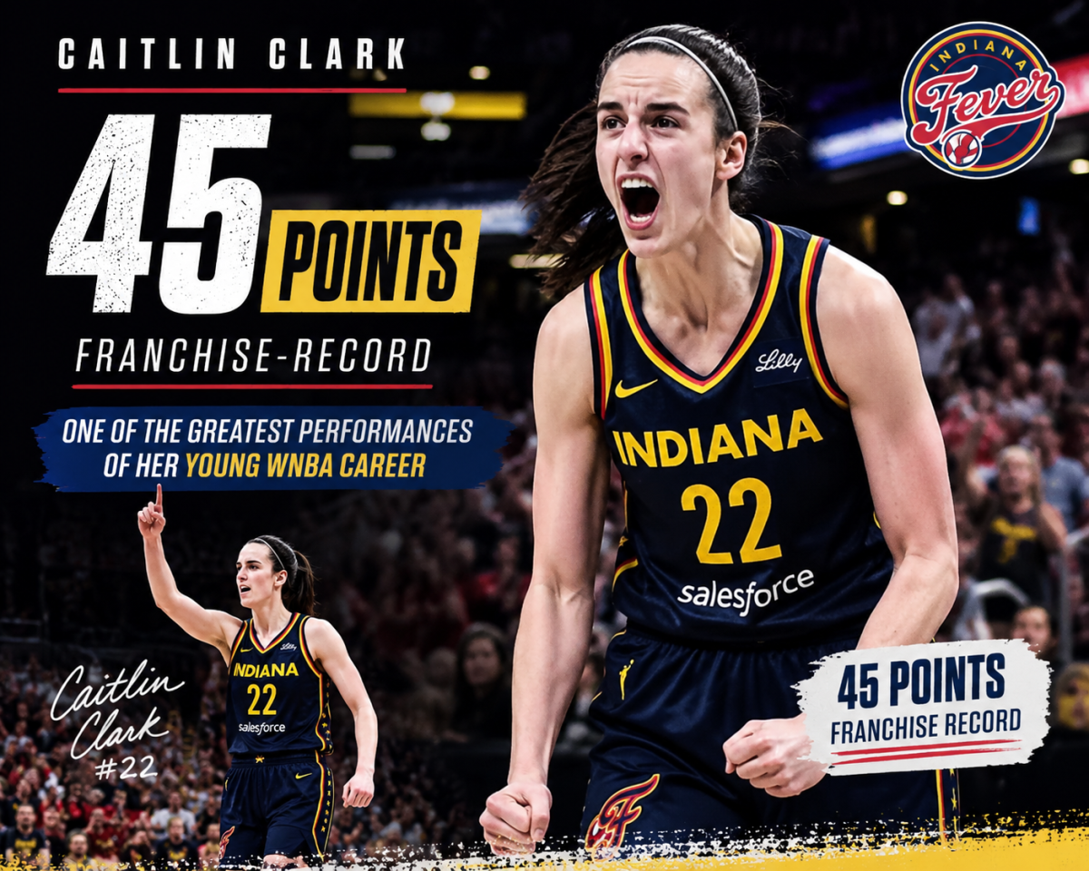 Caitlin Clark Scores Record 45 as Fever Edge Storm in Thriller