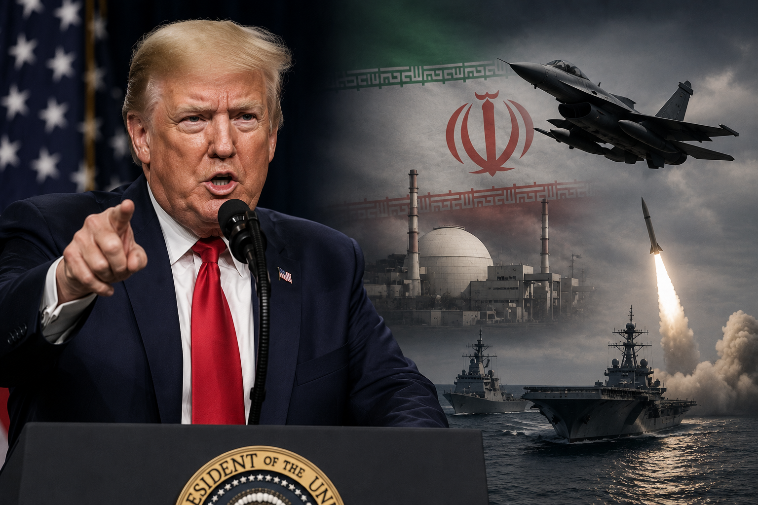 Trump Says Military Action Remains an Option if Iran Nuclear Talks Fail