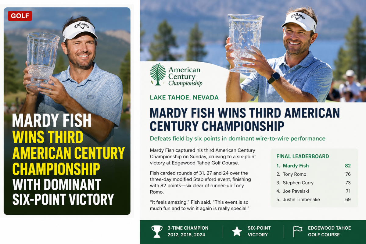Mardy Fish Wins Third American Century Championship With Dominant Six-Point Victory — photo 1
