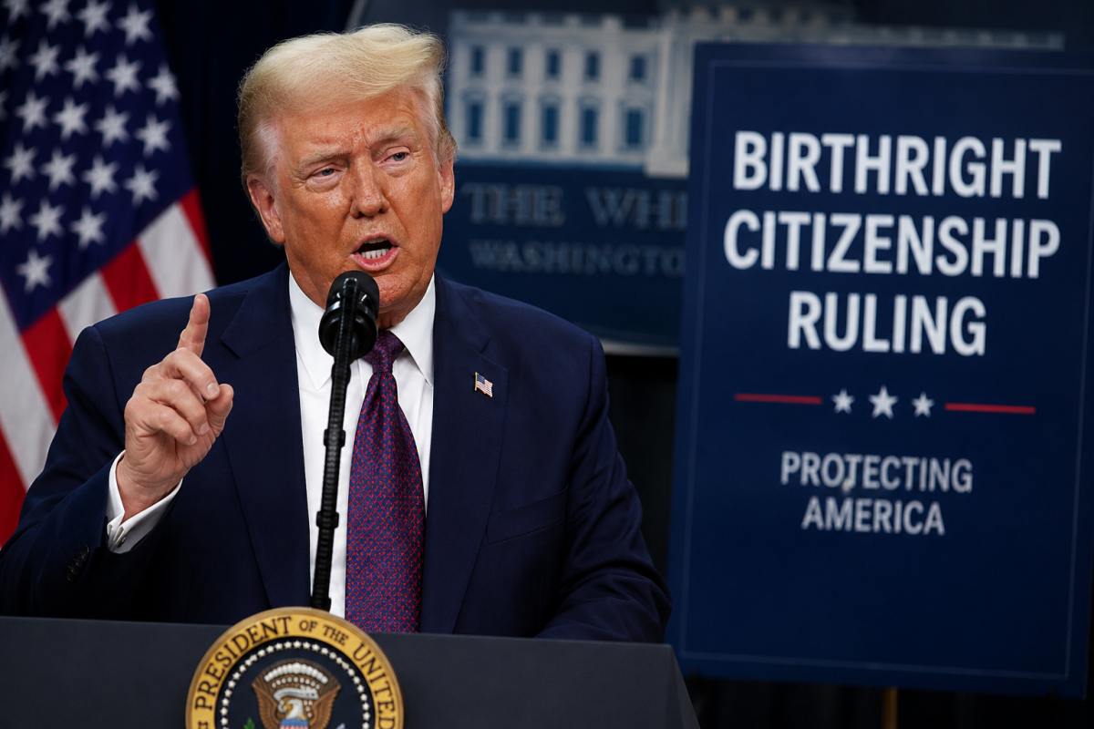 Trump Seeks Supreme Court Rehearing on Birthright Citizenship Case