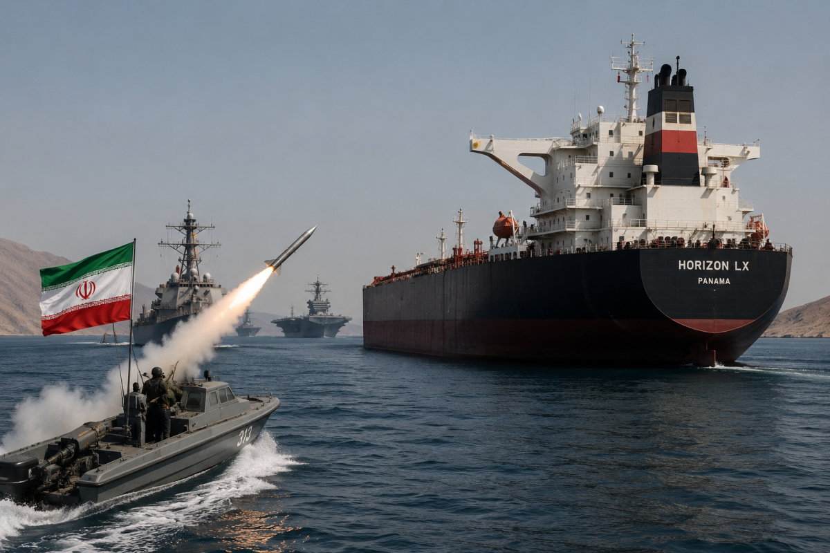 Iran Targets Shipping in Strait of Hormuz as US Resumes Naval Blockade