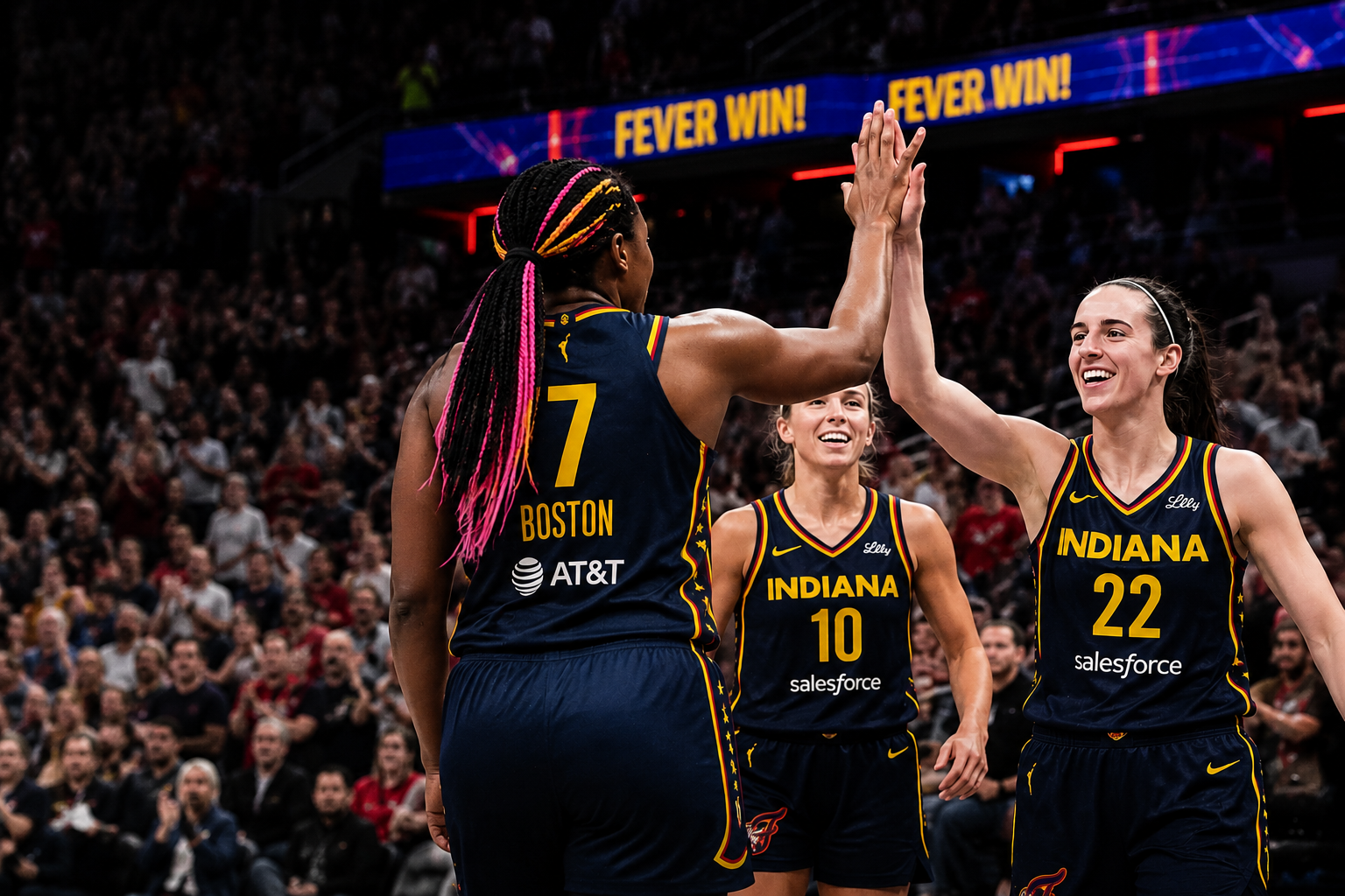 Indiana Fever Set Franchise Scoring Record in 123-88 Win Over Connecticut Sun