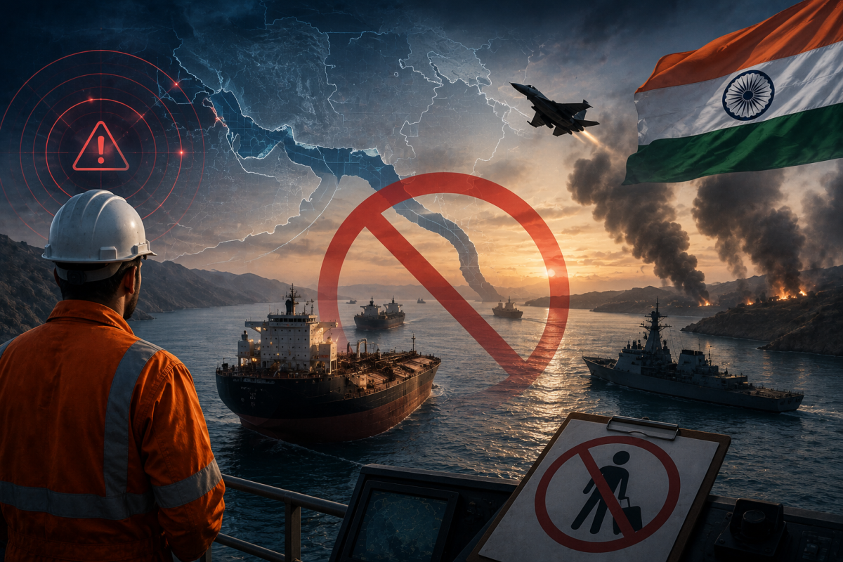 India Restricts Deployment of Seafarers on Strait of Hormuz Voyages
