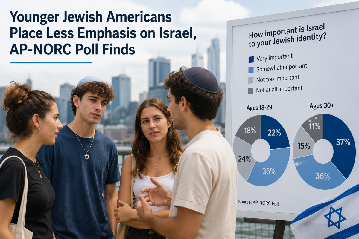 Younger Jewish Americans Place Less Emphasis on Israel, AP-NORC Poll Finds