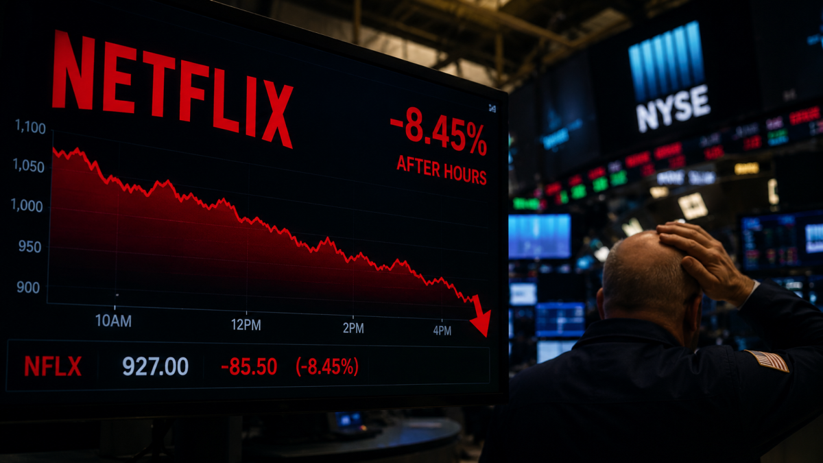 Netflix Earnings Forecast Misses Expectations, Shares Slide After Hours