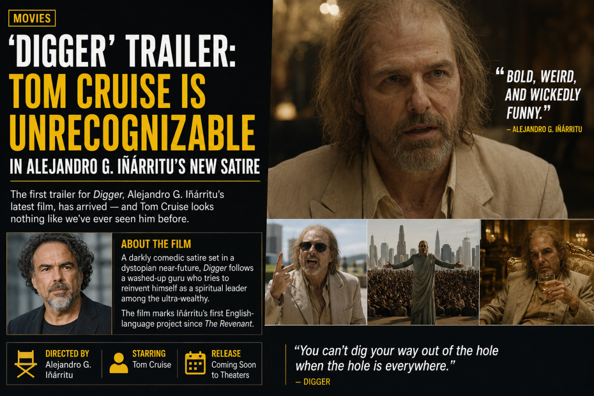 ‘Digger’ Trailer: Tom Cruise Is Unrecognizable in Alejandro G. Iñárritu’s New Satire