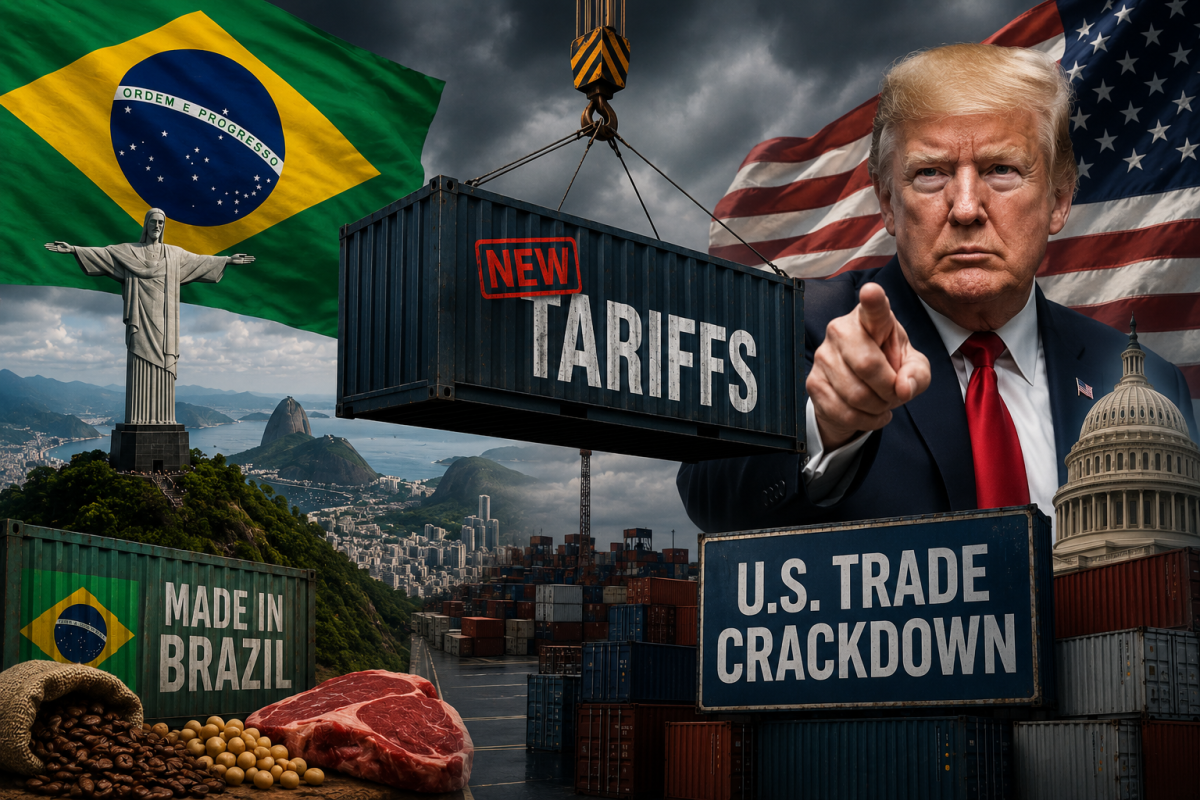 Brazil Braces for New U.S. Tariffs as Trump Expands Global Trade Crackdown