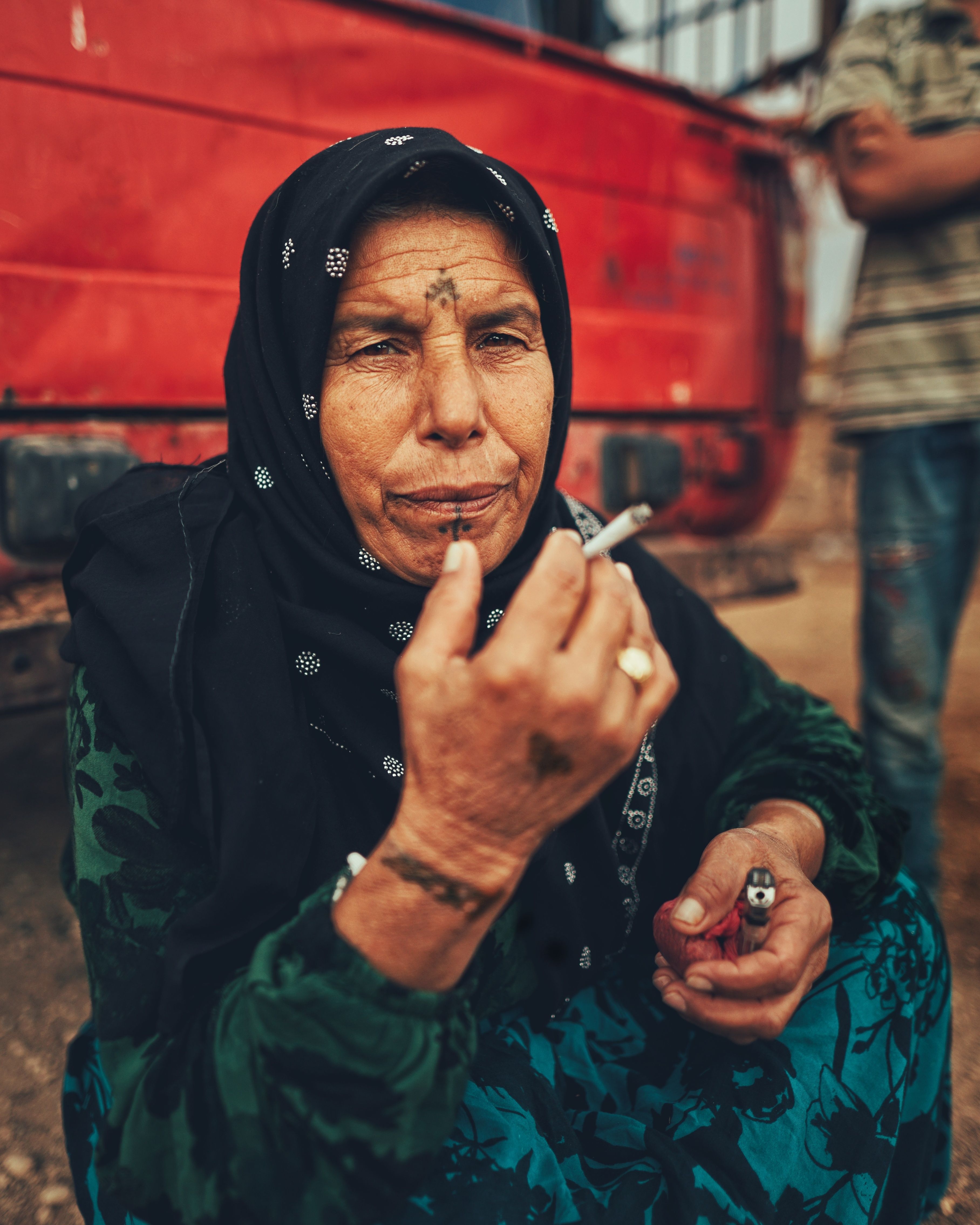 In Gaza's Tent Camps, a Cigarette Lighter Has Become a Lifeline