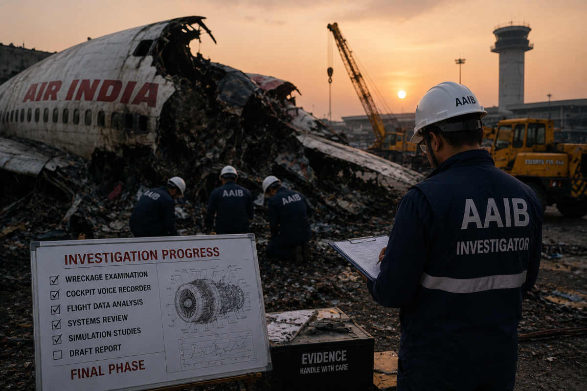 Air India Crash Final Investigation Report Likely Ready by October, AAIB Says