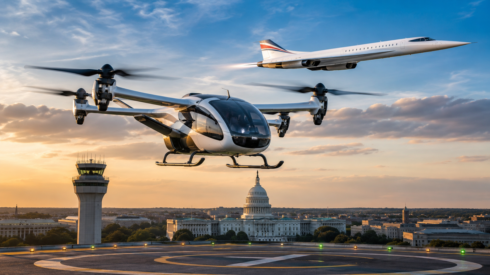 FAA Accelerates Air Taxis and Supersonic Planes for US Market